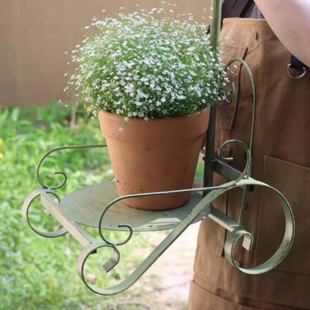 Amazon.com : Wrought Iron Flower Rack Plant Stand, Retro Umbrella